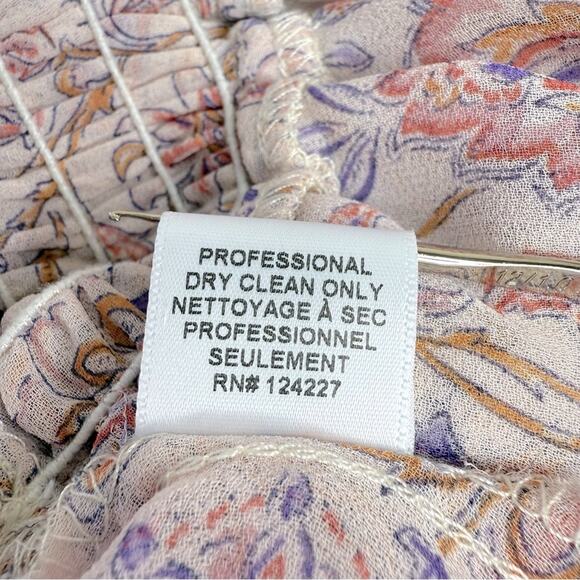 MISA Los Angeles Women's Eloisa Paisley Floral Ruffle Dress Women’s Size S - Picture 14 of 15